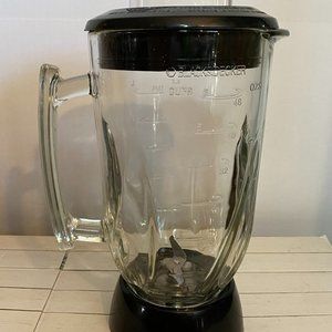 Black & Decker Blender Glass Pitcher Jar 6 cup 48 oz Carafe with Lid and Blades